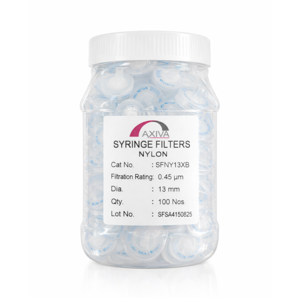 Axiva syringe filter 13mm 0.45 nylon