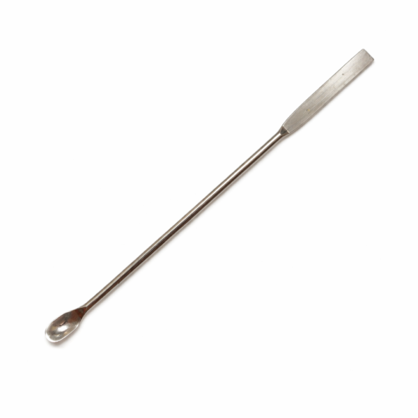 Micro scoop spatula for chemicals stainless steel