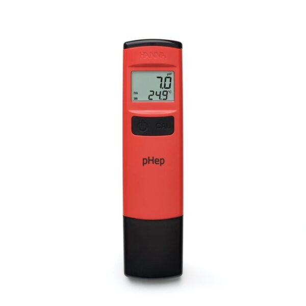 HI98107 Hanna pHep Waterproof Pocket pH Tester with 0.1 pH Resolution