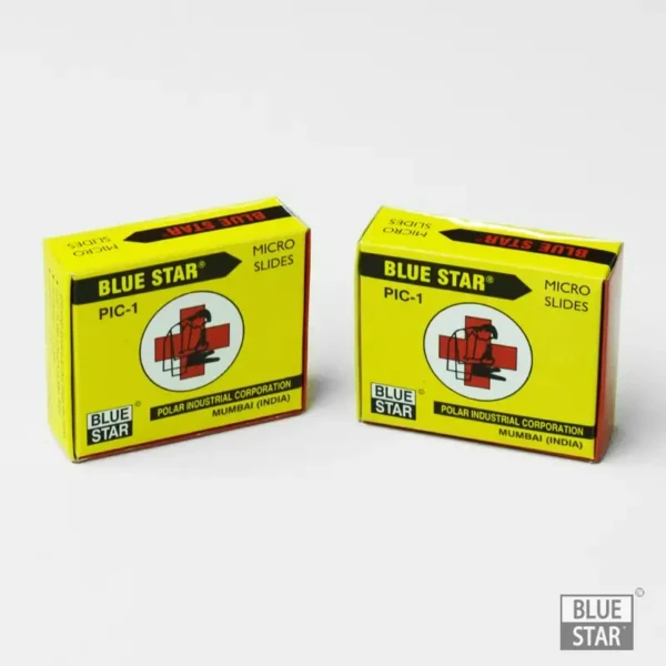 Micro Glass Coverslips blue star