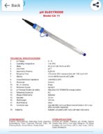 Toshniwal ph electrode specs