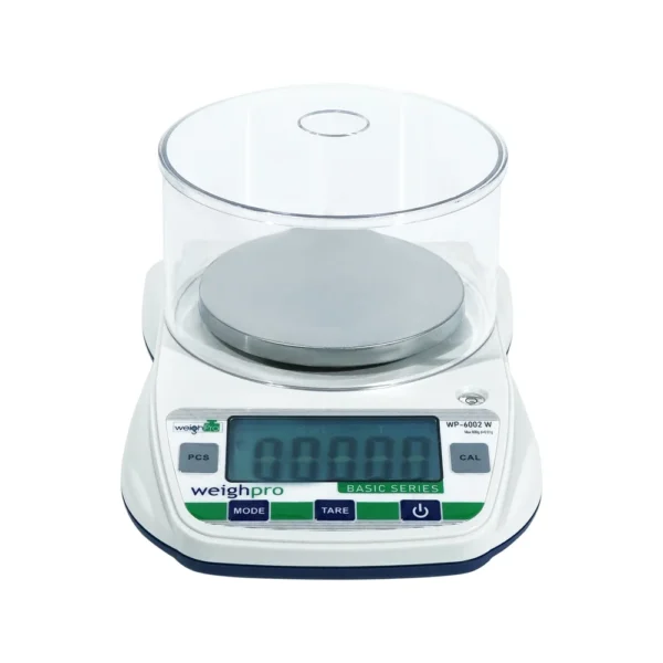 WP 6002 B Digital Laboratory Balance With Shield – 600 g × 0.01 g weighpro