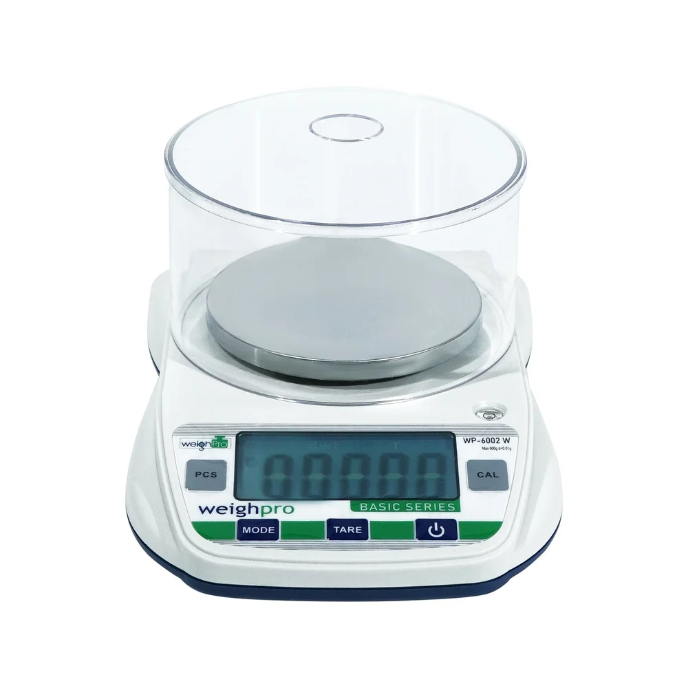 WP 6002 B Digital Laboratory Balance With Shield – 600 g × 0.01 g weighpro