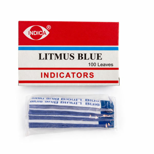 blue litmus paper indicators indica