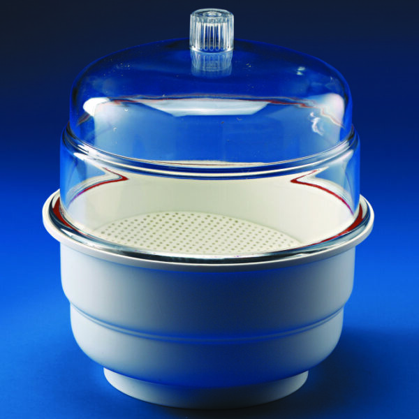 Plain Desiccator | Polylab | Polycarbonate Dome | Polypropylene Base