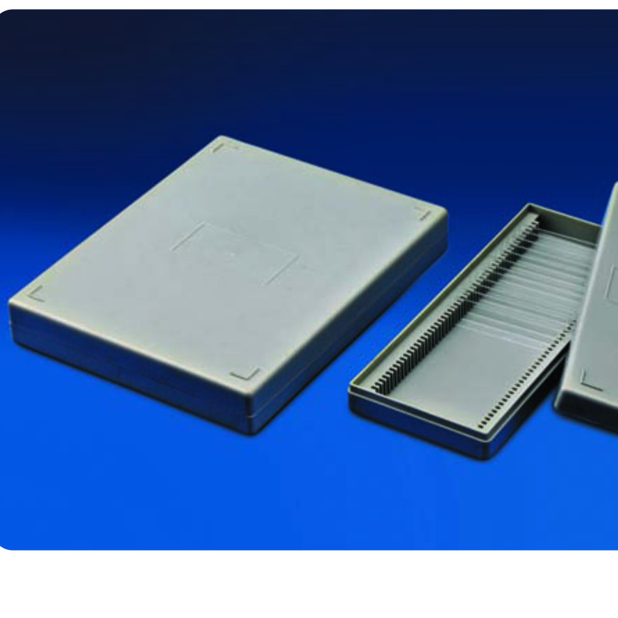 plastic slide box polylab multiple capacities